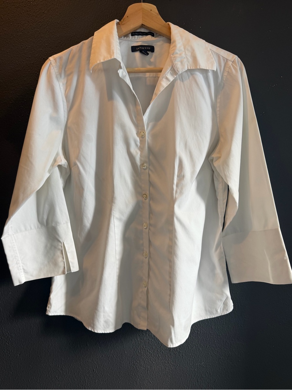 Lands' End Button-Up Shirt